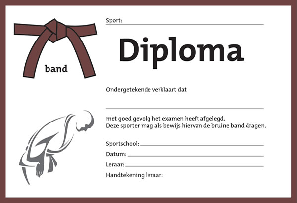 Diploma Bruin