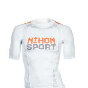 Sneldrogend unisex mesh-trainingsshirt Nihon | wit | OP=OP