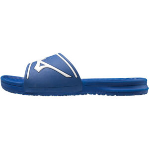 Mizuno slippers relax slide 2 blauw met wit logo