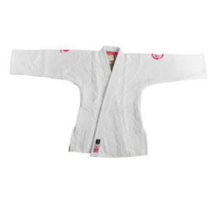 Nihon Meiyo 2.0 Lady Gi judopak dames | wit-roze