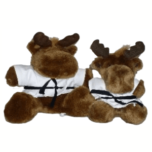 Knuffel Eland in Gi met zwarte Band