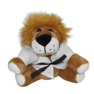 Knuffel Leeuw Ole in Gi met zwarte Band