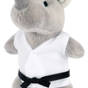 Sleutelhanger neushoorn in gi