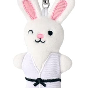 Sleutelhanger knuffel | Konijn in gi