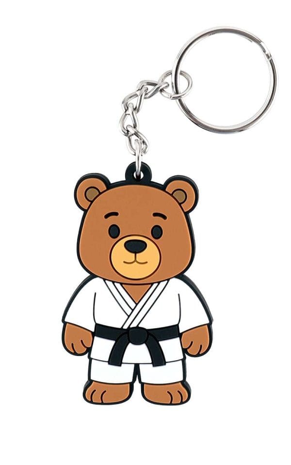 Sleutelhanger Rubber Martial Arts Beer in gi